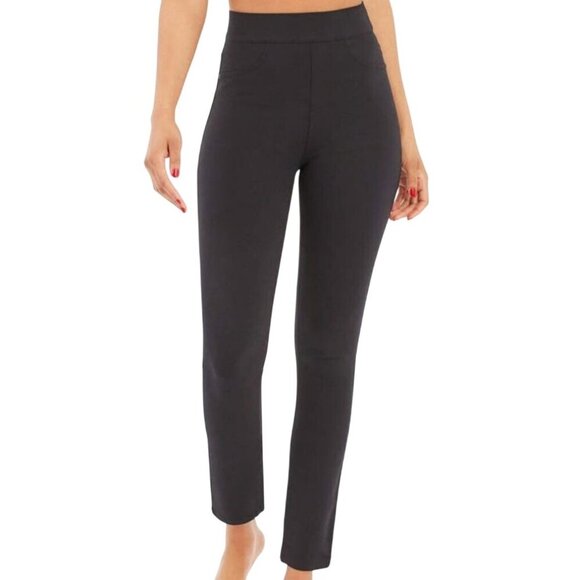 Spanx The Perfect Black Ankle Pull On Pants Slimming Career Size M - Picture 1 of 6
